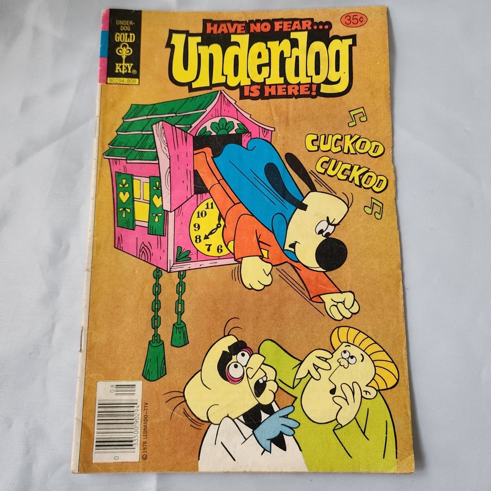Underdog Comic Book 1978 Gold Key Have No Fear Is Here! Vintage Collectible